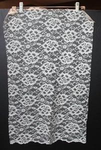 Stoff 2 Stück Spitze Material Blumen bestickt mit überbacken 16" x 26" jeder - Bild 1 von 3