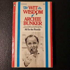 The Wit and Wisdom of Archie Bunker 1971 Popular Library Paperback - Imagen 1 de 9