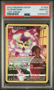 PSA 10 SPIRITOMB TG09/TG30 FULL ART LOST ORIGIN POKEMON 🌑 - Picture 1 of 2