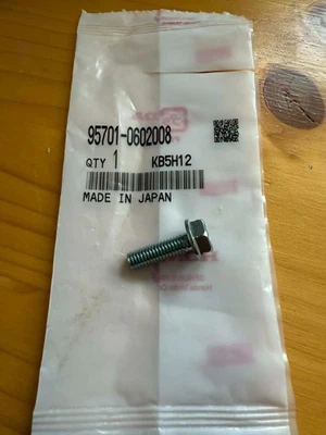Genuine Honda Flanged Bolt. 95701-0602008 - Image 1 of 2