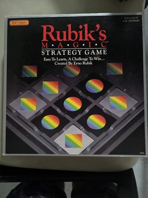 Rubik's Magic Strategy Game Matchbox 1987 100% COMPLETE - Image 1 of 2