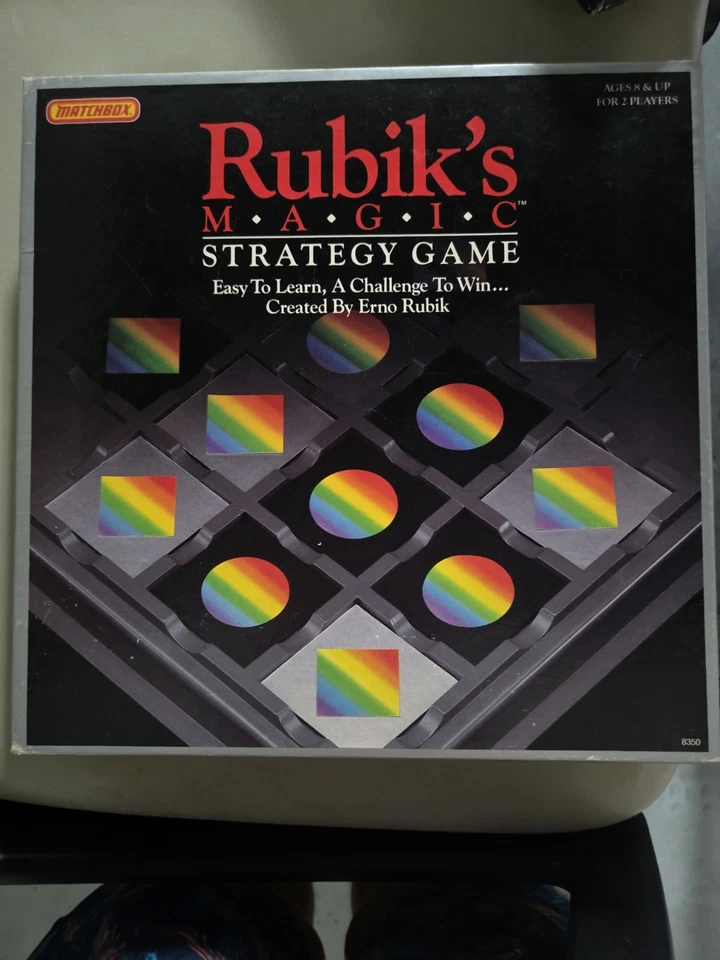 Rubik's Magic Strategy Game Matchbox 1987 100% COMPLETE - Image 1 of 2
