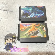 Nintendo Famicom Gradius Ⅰ& II 1 and 2 set FC NES Japanese ver. Konami Vintage