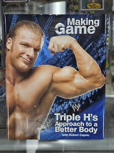 FIRMADO Triple H Making the Game libro autografiado Better Body HHH WWE WWF imagen - Imagen 1 de 4