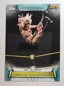 2019 Topps WWE Women's Division #74 KAIRI SANE DEF. LACEY EVANS - Picture 1 of 2