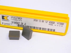 (5 Stück) Kennametal SPG 433T0820 Sorte: KY3000 Keramikeinsätze - Bild 1 von 4