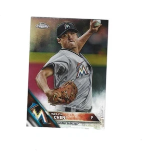 2016 Topps Chrome Refractors #173 Wei-Yin Chen MARLINS - Picture 1 of 1