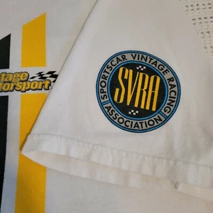 Auto sportive d'epoca Racing Assoc. T-Shirt-Taglia L-Grafica Bianca-Vintage Motorsport - Foto 1 di 10