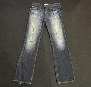 Big Star Pioneer Boot Cut Denim Jeans Mens 31L Distressed Faded 32X31L - Picture 1 of 7