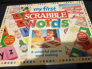 Mattel Spears Games - My First Scrabble Words 1993 - Age 3 to 6 - Picture 1 of 5