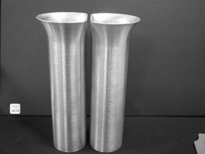 Hilborn-Kinsler-  Aluminum Ram Tube  2-1/4" " OD x 9-1/2  Tall D Bell Set of 2 - Image 1 of 4