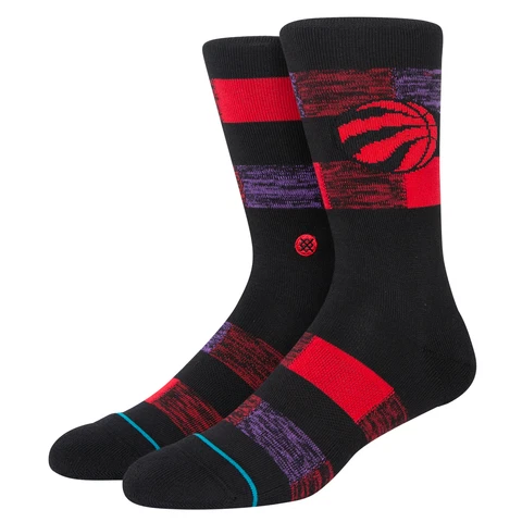 Men's Stance Toronto Raptors Cryptic Crew Socks Cover