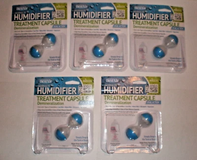 (5) BestAir Humidifier Dual Action Treatment Capsule Demineralization HCC31 - Image 1 of 2