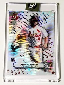 Alec Burleson RC 2023 Topps Pristine Encased Rookie Refractor #216 Cardinals