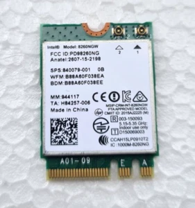 Asus Zenbook UX360 UX510 UX310 UX330 Wireless Wifi Card Intel 8260 840079-001 - Picture 1 of 2