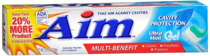 AIM CAVITY PROTECTION GEL MINT 5.5OZ - Image 1 of 1