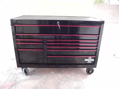 Snap-On KRA2422BLU 10-Drawer Double-Bank Classic Series Roll Cab Black/Red - Image 1 of 4