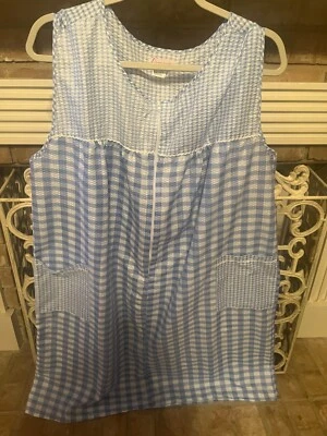 2 Tati Fashion Sleepwear Lilac & White & Blue & White Checked - Image 1 of 4