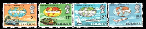 Bahamas Scott 303-06 Goodwill Caravan 1970 Mint Never Hinged Cover