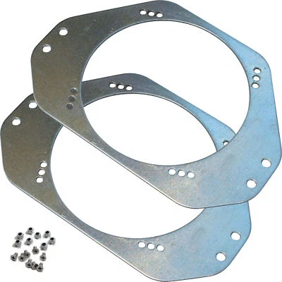 XSCORPION Jeep Wrangler 5.25" Front Mount Metal Speaker Adapter Brackets for 1997-2006 USA