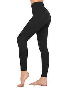 Compression Yoga Pants High Waist Inner Pocket Tummy Control Leggings - Picture 1 of 7
