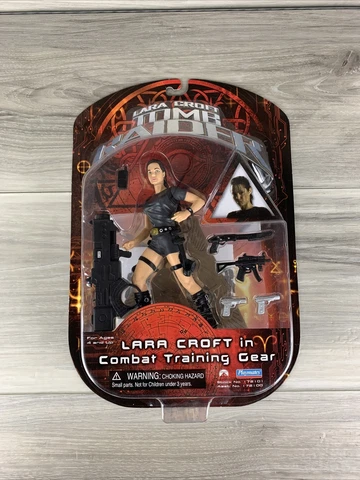Tomb Raider - Lara Croft in Combat Training Gear - Action Figure 2001 Cover