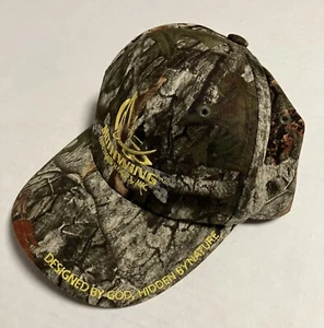 Mens Mothwing Camo Ball Cap Hat Hunting Camping Embroidered Designed by God EUC - Picture 1 of 5