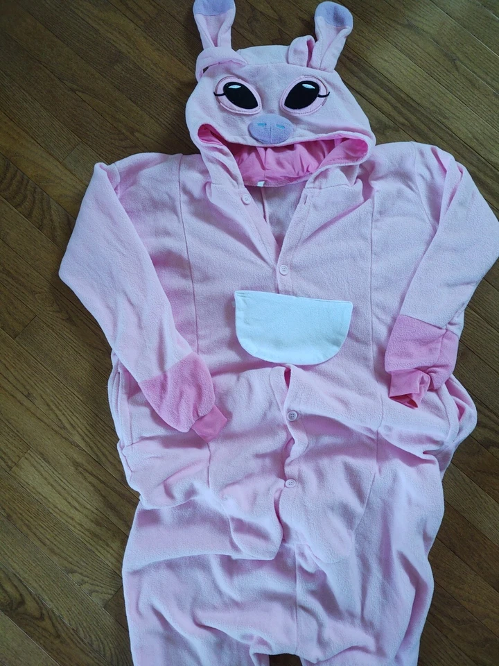 Unisex Adulto Kigurumi Anime Traje Disfraz Pijama Vellón Lilo Stitch  Foto 1 de 4