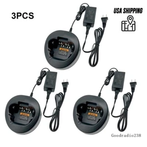 3PCS NTN8831 Rapid Battery Charger set for XTS2500 XTS4250 XTS5000 PR1500 Radio - Picture 1 of 4