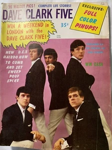 ORIGINAL Vintage 1964 Dave Clark Five Magazine - Picture 1 of 10
