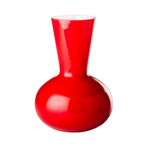 Venini Idria - Idria Red Vase 706.43 Venini - Vase 23 Cm Venini Opalino Murano - Picture 1 of 1
