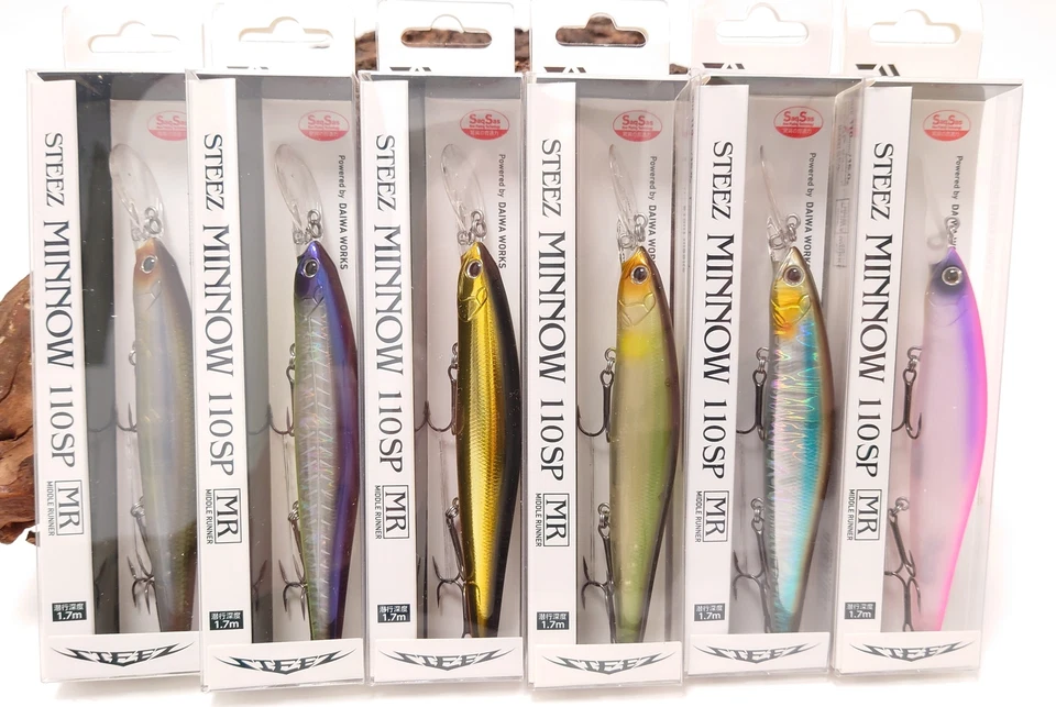 Daiwa Steez Minnow 110SP MR Medium Deep Runner 11cm 15g 110mm 6 Farben SALE - Bild 1 von 1