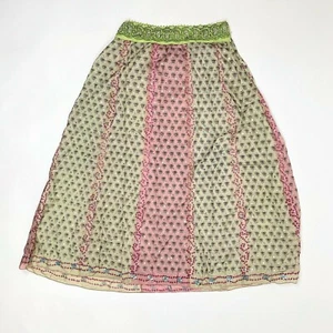 Silhouettes Damen Boho mehrfarbig Akzentmuster langer Rock SIE WÄHLEN DIE GRÖSSE - Bild 1 von 11