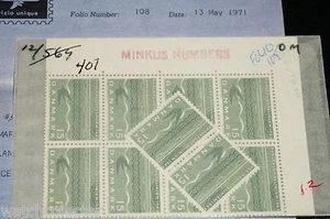 Blk of 10 + 2 DENMARK 1963 407 SLANIA RAIL BIRD FLIGHT LINE INAUGURATION GERMANY - Picture 1 of 8