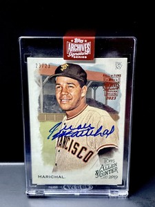2019 Allen & Ginter Juan Marichal #54 Auto /23 - San Francisco Giants