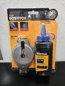 Bostitch 100 Ft Aluminum Chalk Reel With 4 Ounces Of Blue Chalk 47-494 - Picture 1 of 7