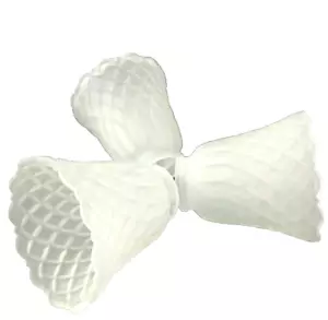 Glas mattiert Menge 3 gemustert Deckenventilator Kugel Ersatz Schirme 2 Zoll Monteur - Bild 1 von 5