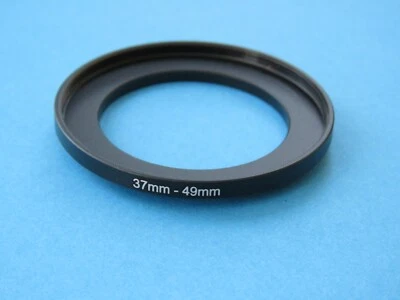 37mm to 49mm Step Up Step-Up Ring Camera Lens Filter Adapter Ring 37mm-49mm - Image 1 of 2