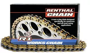 Renthal R1 Works MX Chain 420 428 or 520 C125 C126 C128 C241 C246 C267 C272 C277 - Bild 1 von 4