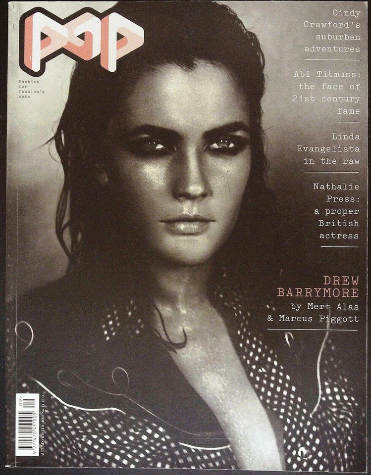 POP Magazine winter 2005 cindy crawford drew barrymore - Image 1 of 1