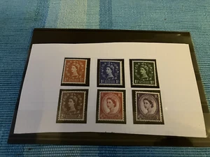 1957 Leuchtstofflinie Ausgabe 6er Set postfrisch - Bild 1 von 2
