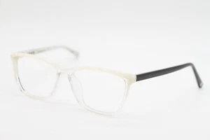 NEW L.A.M.B. LAUF080 CRY CRYSTAL PEARL BLACK AUTHENTIC EYEGLASSES 56-16 - Picture 1 of 4