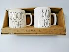 Rae Dunn Mug Set Good Egg & Bad Egg.New Easter 2019 Rare  ??