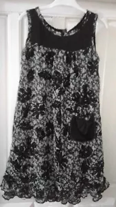 Handmade Girls Summer Dress Unique Floral Print - Picture 1 of 5