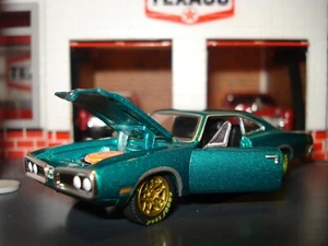 1970 DODGE SUPERBEE R/T HEMI LIMITED EDITION 1/64 GREEN & GOLD M2 1970'S MUSCLE - Picture 1 of 4
