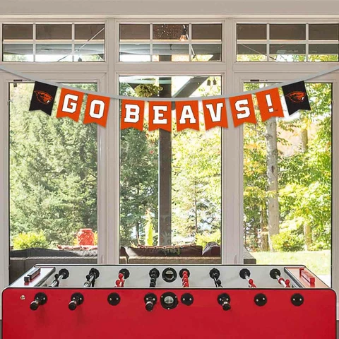 Oregon State Beavers Banner Flags On A String Cover