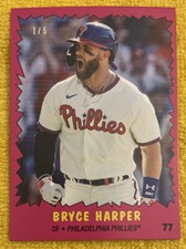2022 TBT 26 #77 Topps The Incredible Hulk ⚾️ Bryce Harper ⚾️ Phillies PINK 1/5