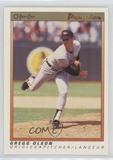 1991 O-Pee-Chee Premier Gregg Olson #93