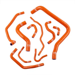 Orange For 1990-1993 Honda Accord MK4 CB7 2.0 2.2 Silicone Radiator Heater Hose - Picture 1 of 10