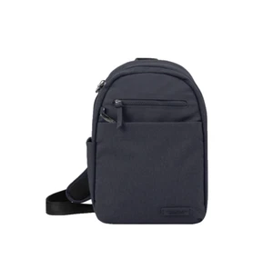 NEW Travelon Anti-Theft Metro Sling Travel Backpack - Navy Heather #43413 - Picture 1 of 7